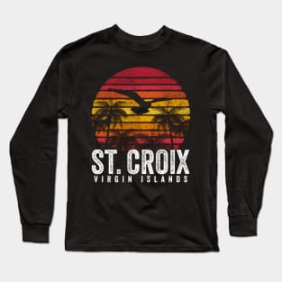 St Croix Beach Island Wo Long Sleeve T-Shirt